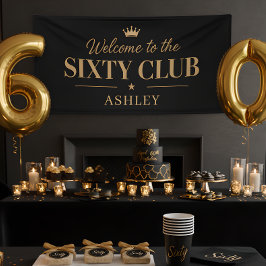 Banderoles Bienvenue pour les 60 ans de Black Gold