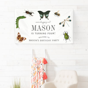 Banderoles Bienvenue pour un anniversaire de garçon vintage s