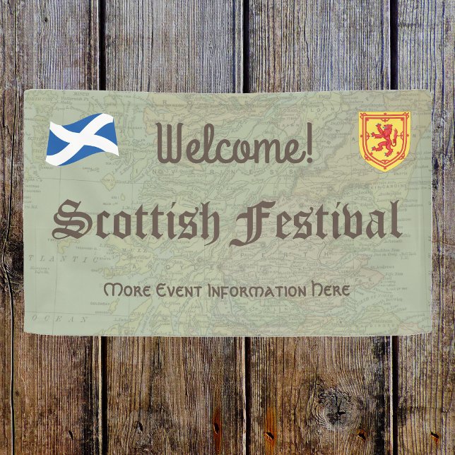 Banderoles Bienvenue Scottish Festival ou événement (Créateur téléchargé)