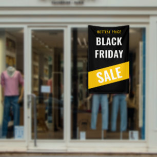 Banderoles Black Friday VENTE Publicité
