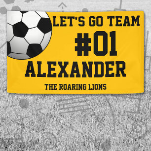 Banderoles Black Gold Team Spirit