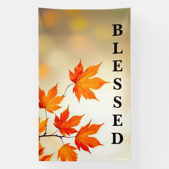 Banderoles Blessed Beyond the Season (Verticale)