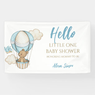 Banderoles Bleu Gold Cute Baby Boy Douche
