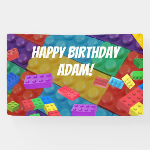 Banderoles Blocs pour enfants fête d'anniversaire
