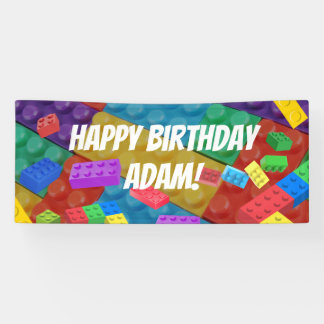 Banderoles Blocs pour enfants fête d'anniversaire 