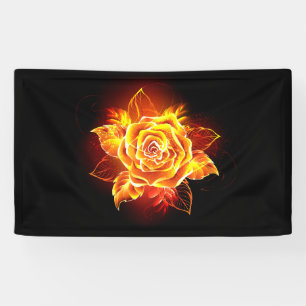 Banderoles Blooming Fire Rose