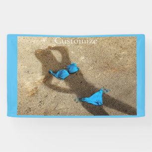 Banderoles Blue Bikini Beach Sand Thunder_Cove