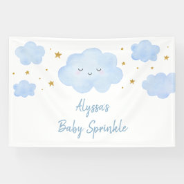 Banderoles Blue Boy Cloud Stars Baby Sprinkle