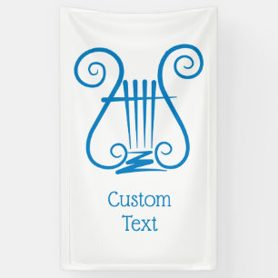 Banderoles Blue Lyre