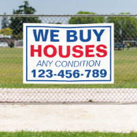 Blue White Custom Nous Achetons Maisons Immobilier