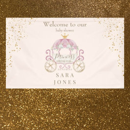 Banderoles Blush Princess Arrivée bientôt Baby shower