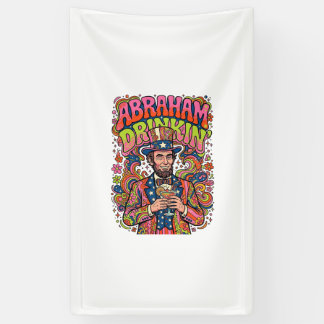 Banderoles Boisson rétro patriotique Abraham