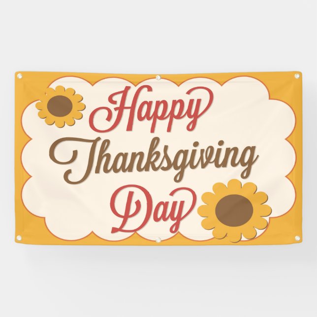 Banderoles Bon thanksgiving (Horizontal)