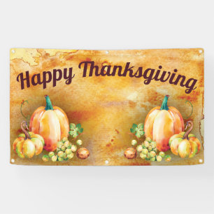 Banderoles Bon thanksgiving Harvest Automne Automne Festival