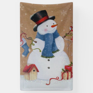 Banderoles Bonhomme de neige
