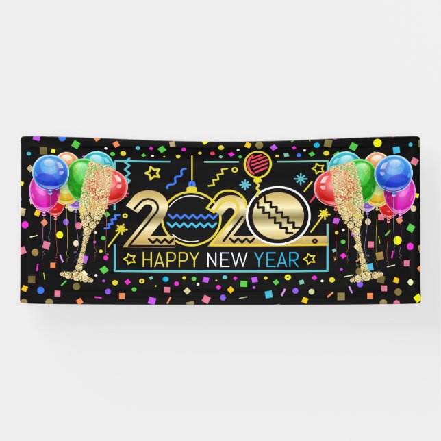 Banderoles Bonne année (Horizontal)