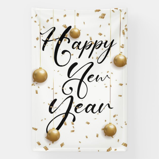 Banderoles Bonne année (Verticale)