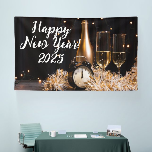 Banderoles Bonne année 2025 (Salon professionnel)