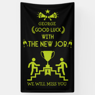 Banderoles Bonne Chance Nouveau Travail