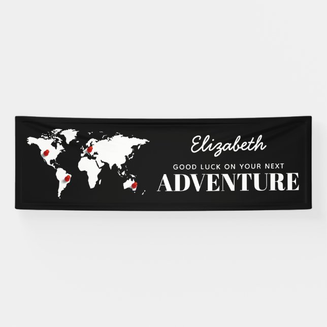 Banderoles Bonne Chance Sur Votre Prochaine Aventure | Bon Vo (Horizontal)