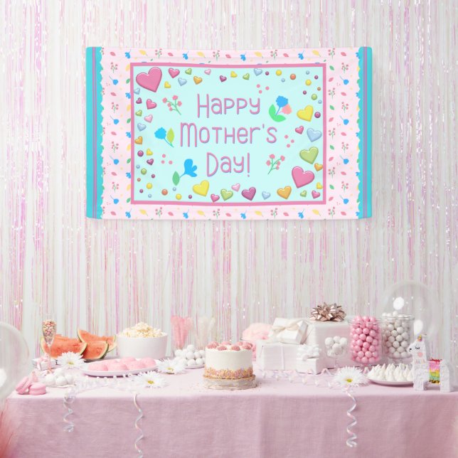 Banderoles Bonne fête des mères (Fête)