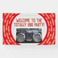 Boombox Parti des années 80