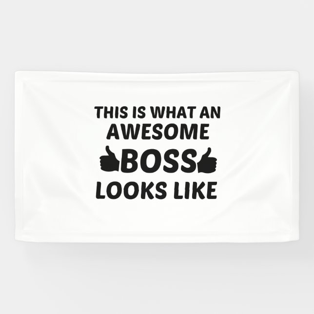 BANDEROLES BOSS AWESOME (Horizontal)