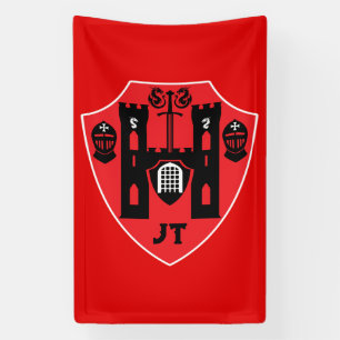 Banderoles Bouclier Knights personnalisable
