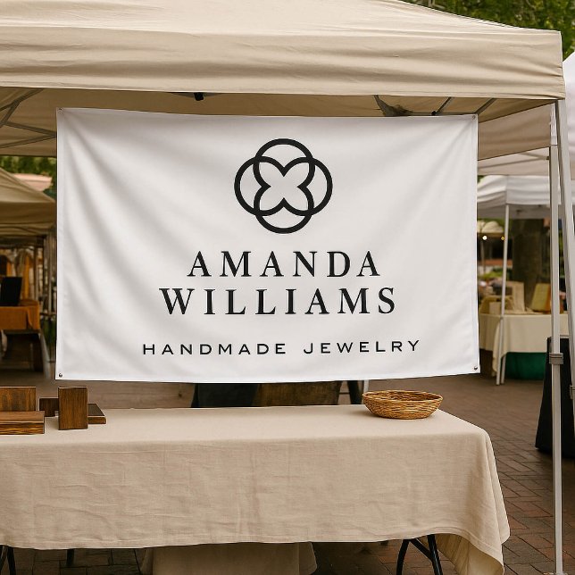 Banderoles Boutique de luxe du logo moderne (Créateur téléchargé)