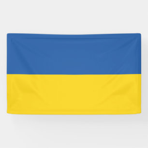 Banderoles Bouton Drapeau de l'Ukraine