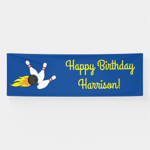 Banderoles Bowling Anniversaire de enfant Party Cute Sports