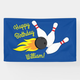 Banderoles Bowling Anniversaire de enfant Party Cute Sports