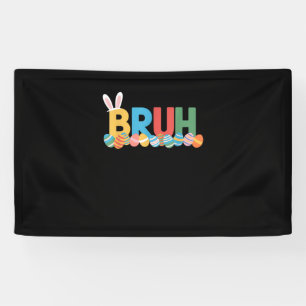 Banderoles Bruh Bunny Pâques mème mignon Pour Enfants _10