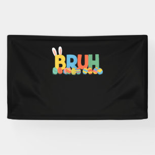 Banderoles Bruh Bunny Pâques mignon Mème Pour Enfants _9