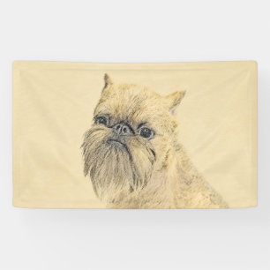 Banderoles Bruxelles Griffon Peinture - Cute Original Chien A
