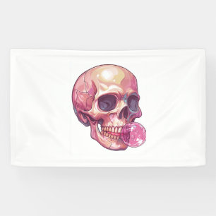 Banderoles Bulle Trouble Crâne - Funny Gum Skeleton