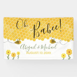 Banderoles Bumblebees mignonnes Baby shower d'abeilles neutre