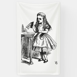Banderoles Buvez-moi (Alice's Adventures in Wonderland)