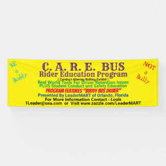 Banderoles C.A.R.E. BUS Programme d'éducation des cavaliers A