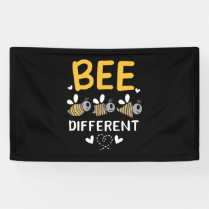 Banderoles Cadeau apiculteur   Abeille différente