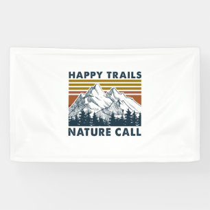 Banderoles Cadeau Camper Happy Trails Nature Call Anniversa