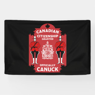 Banderoles Cadeau de célébration de la citoyenneté canadienne