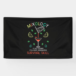 Banderoles Cadeau de Noël Bartender Mixologue