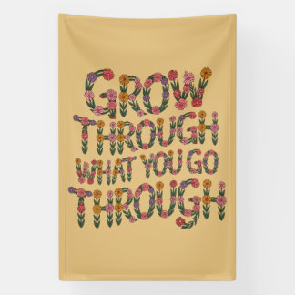 Banderoles Cadeau de professeur de typographie florale boho m