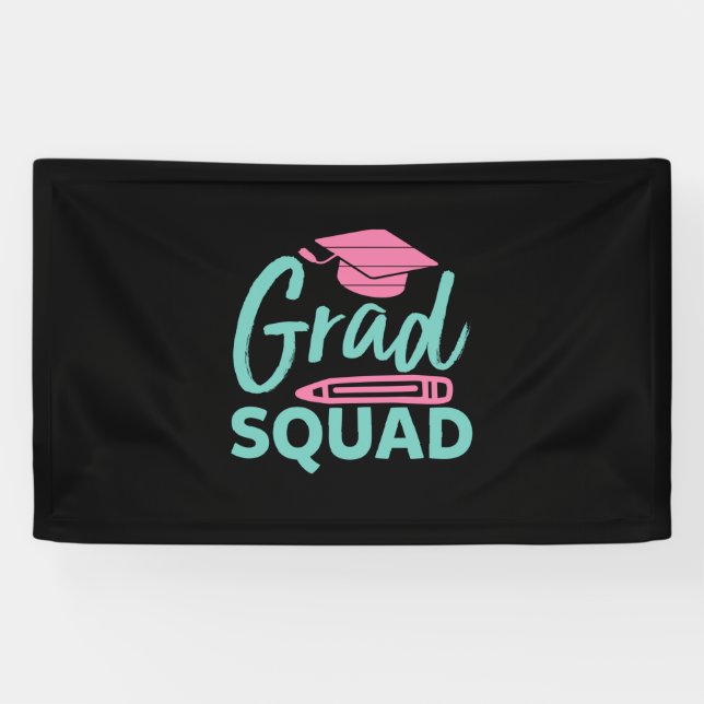 Banderoles Cadeau de remise des diplômes | Équipe de diplômés (Horizontal)