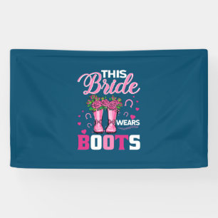 Banderoles Cadeau équestre Cette Mariée Porte Des Bottes