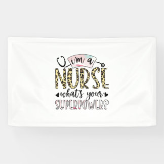 Banderoles Cadeau infirmière | Fière superinfirmière