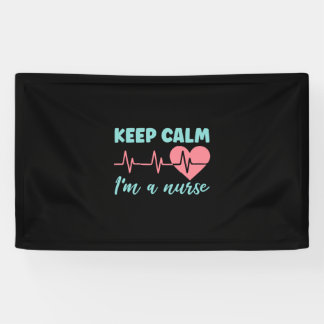 Banderoles Cadeau infirmière | Restez Calme Je Suis Infirmièr