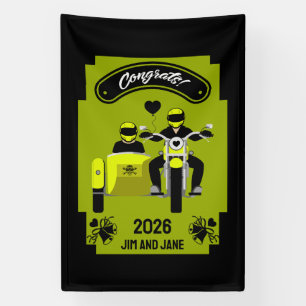 Banderoles Cadeaux De Mariage De Moto Pour Couple