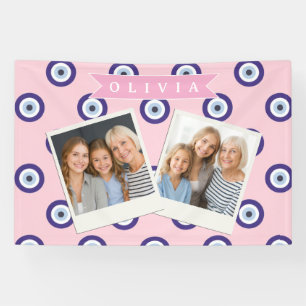 Banderoles Cadeaux Personnalisés avec Motif d'Oeil Maléfique